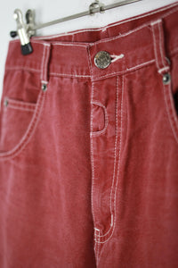 Rote Mom-Jeans (Vintage)