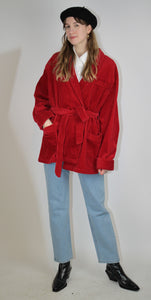 Rote Manchesterjacke (Vintage)