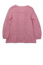 Laden Sie das Bild in den Galerie-Viewer, Vintage Spitzen-Top rosa