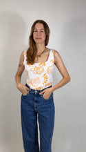 Laden Sie das Bild in den Galerie-Viewer, Vintage Tanktop Blumen