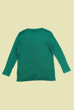 Laden Sie das Bild in den Galerie-Viewer, Grüner Vintage Cardigan