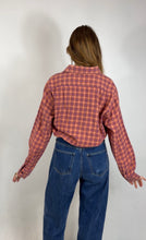 Laden Sie das Bild in den Galerie-Viewer, Crop-Flannelshirt Pastell