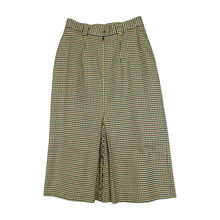 Laden Sie das Bild in den Galerie-Viewer, Vintage Tartan Midi Rock mit Plissée
