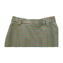 Laden Sie das Bild in den Galerie-Viewer, Vintage Tartan Midi Rock mit Plissée