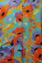 Laden Sie das Bild in den Galerie-Viewer, Vintage Blumenbluse farbig