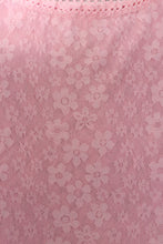 Laden Sie das Bild in den Galerie-Viewer, Vintage Spitzen-Top rosa