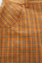 Laden Sie das Bild in den Galerie-Viewer, Vintage Hose orange kariert