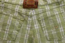 Laden Sie das Bild in den Galerie-Viewer, Vintage Hose kariert grün