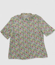 Laden Sie das Bild in den Galerie-Viewer, Vintage Blumenbluse kurzarm