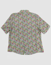 Laden Sie das Bild in den Galerie-Viewer, Vintage Blumenbluse kurzarm