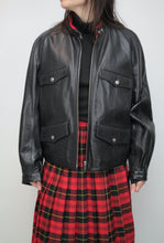 Laden Sie das Bild in den Galerie-Viewer, Oversize Lederjacke