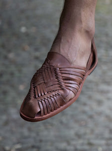 Ledersandalen braun
