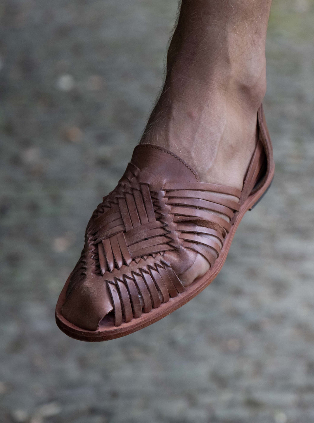 Ledersandalen braun