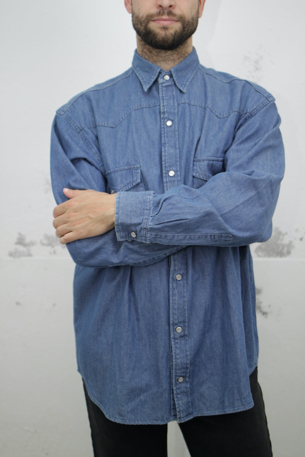 Jeanshemd blau