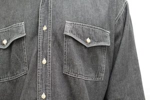 Jeanshemd grau (Vintage)