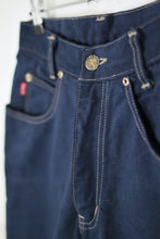 Laden Sie das Bild in den Galerie-Viewer, Mom-Jeans dunkelblau (Vintage)