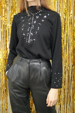 Laden Sie das Bild in den Galerie-Viewer, Pailletten Pullover (Vintage)
