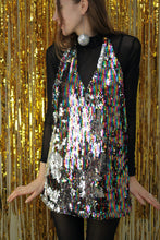 Laden Sie das Bild in den Galerie-Viewer, Pailletten Mini-Kleid