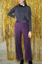 Laden Sie das Bild in den Galerie-Viewer, Violette Glitzerhose
