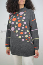 Laden Sie das Bild in den Galerie-Viewer, Pullover mit farbigen Kreisen (Vintage)