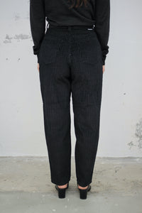 Schwarze Manchesterhose (Vintage)