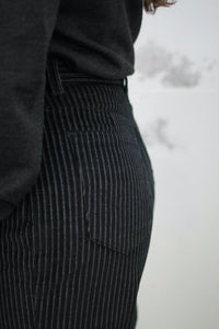 Schwarze Manchesterhose (Vintage)