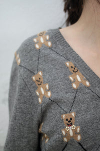 Teddybär-Cardigan