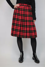 Laden Sie das Bild in den Galerie-Viewer, Tartan Midi-Rock (Vintage)