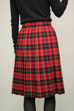 Laden Sie das Bild in den Galerie-Viewer, Tartan Midi-Rock (Vintage)