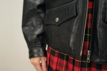 Laden Sie das Bild in den Galerie-Viewer, Oversize Lederjacke