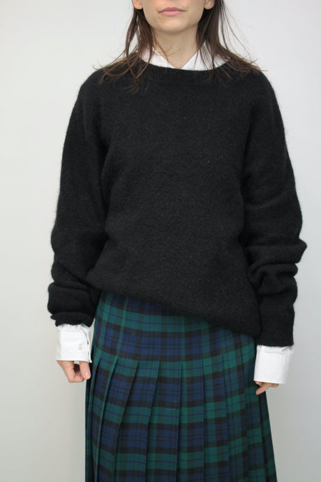 Wollpullover schwarz