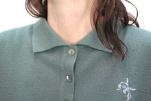 Laden Sie das Bild in den Galerie-Viewer, Polo-Strickpullover (Vintage)