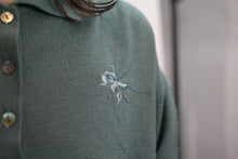 Laden Sie das Bild in den Galerie-Viewer, Polo-Strickpullover (Vintage)