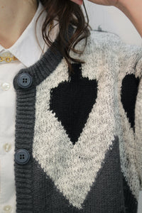 Gemusterter Cardigan (Vintage)