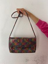 Laden Sie das Bild in den Galerie-Viewer, Regenbogen Ledertasche (Vintage)