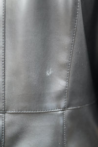 Puff-Ärmel Kunstleiderkleid