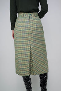 Karierter Midirock (Vintage)