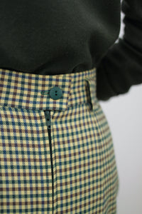 Karierter Midirock (Vintage)