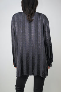 Paisley Satin-Bluse (Vintage)