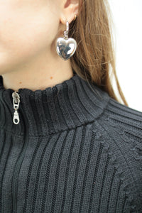 Rollkragen Cardigan