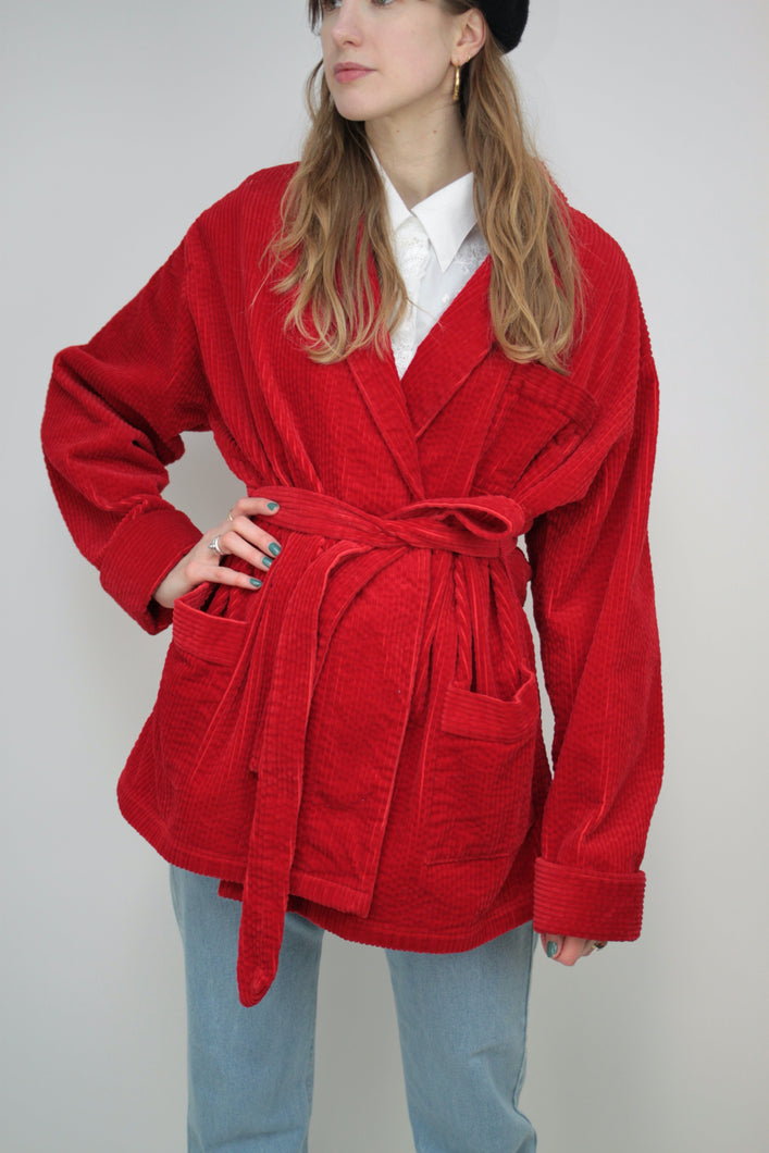Rote Manchesterjacke (Vintage)