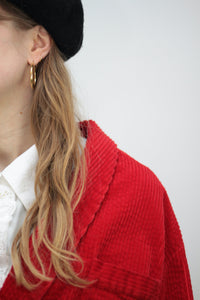 Rote Manchesterjacke (Vintage)