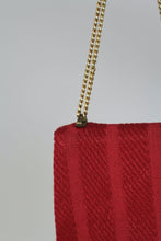 Laden Sie das Bild in den Galerie-Viewer, Stofftasche mit Goldkette (Vintage)