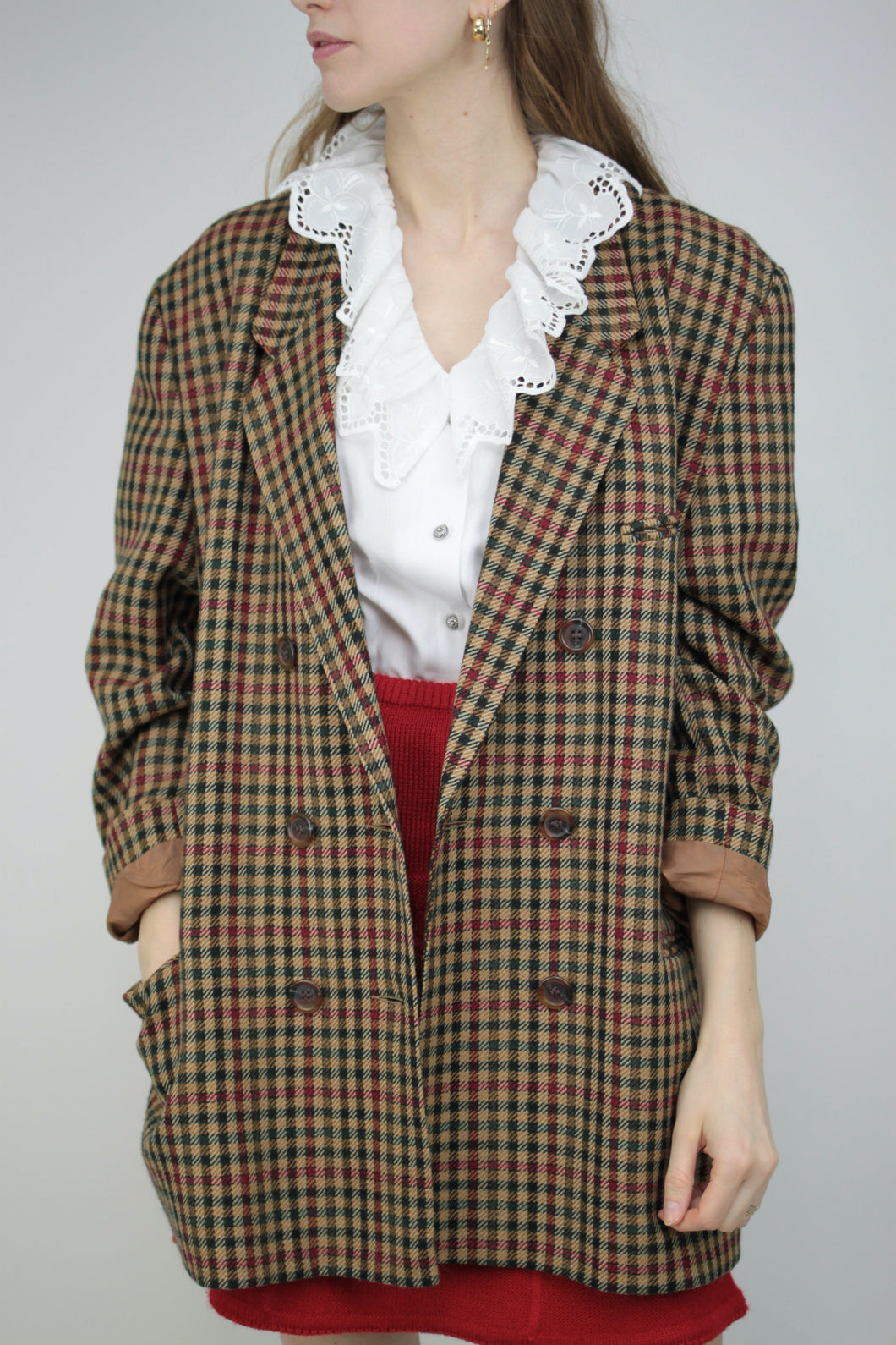 Karierter Blazer (Vintage)