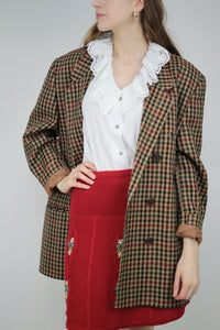 Karierter Blazer (Vintage)