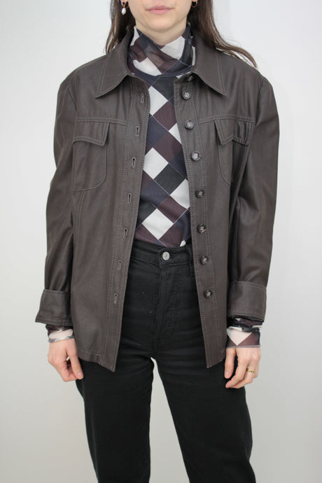 Braunes Overshirt (Vintage)