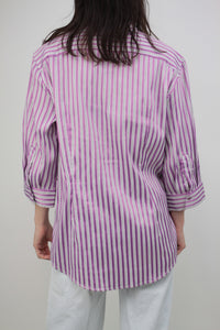 Glänzendes Streifen-Hemd (Vintage)