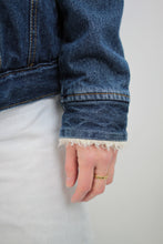 Laden Sie das Bild in den Galerie-Viewer, Gefütterte Jeansjacke