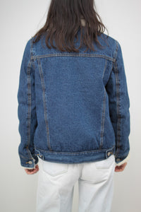 Gefütterte Jeansjacke