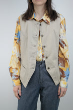 Laden Sie das Bild in den Galerie-Viewer, 🙂 Beiges Gilet (Vintage)